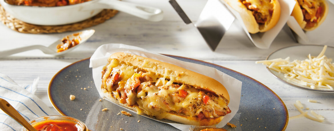 Veganes überbackenes Sandwich-image