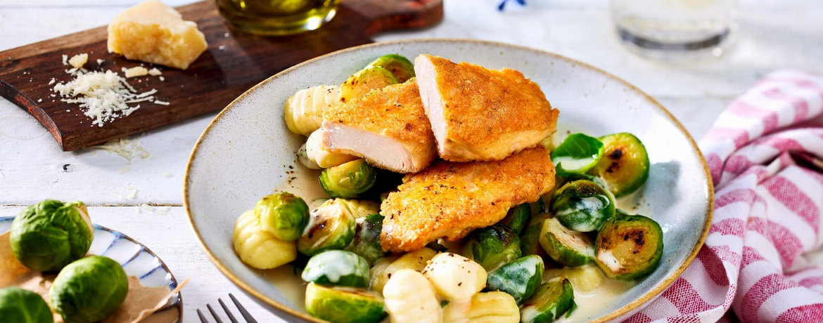 Piccata mit Rosenkohl &amp; Gnocchi - Rezept | LIDL Kochen