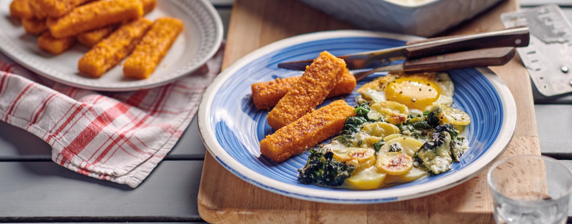 Kartoffelauflauf mit Fischstäbchen für 4 Personen von lidl-kochen.de