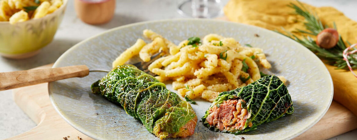 Wirsing-Rouladen mit Maronen - Rezept | LIDL Kochen