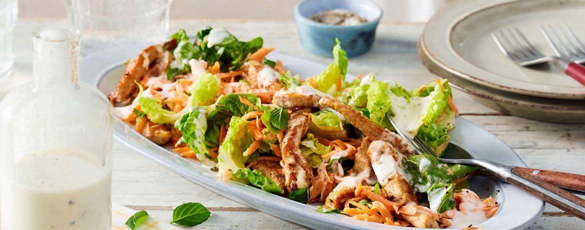Karotten-Puten-Salat mit Minzdressing - Rezept | LIDL Kochen