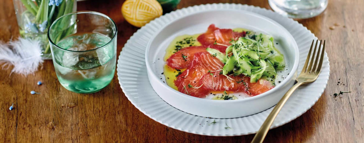 Graved Lachs mit Roter Bete und Gin für 4 Personen von lidl-kochen.de