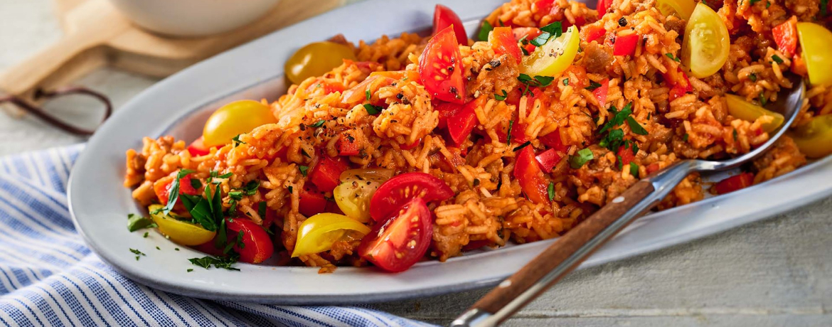 Tomatenreis mit Bratwurst für 4 Personen von lidl-kochen.de