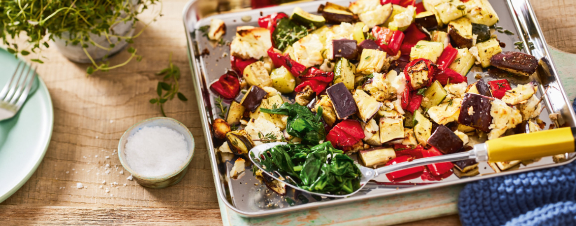 Mediterranes Ofengemüse mit Feta überbacken für 4 Personen von lidl-kochen.de