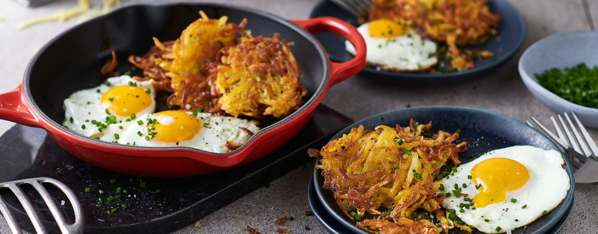 Hash Browns mit Spiegelei für 4 Personen von lidl-kochen.de