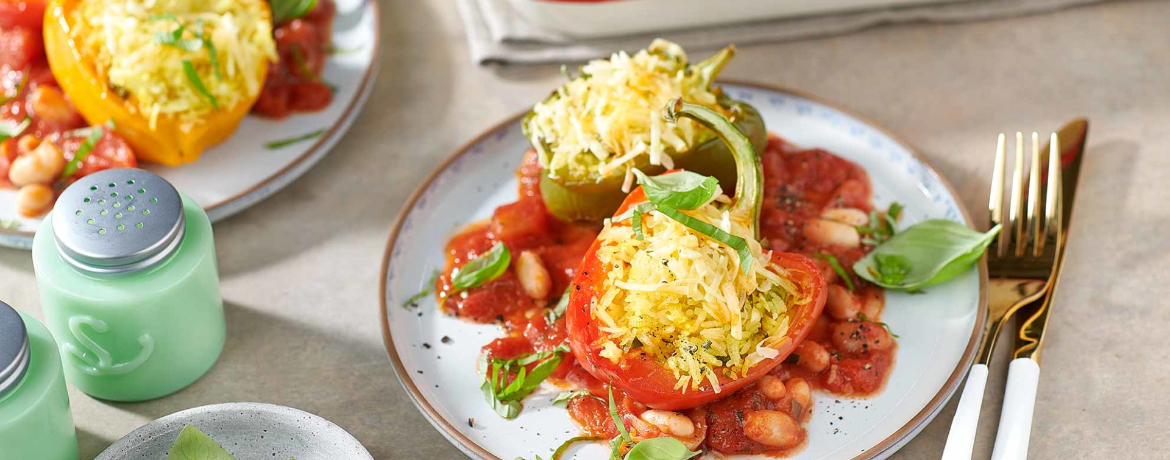 Vegan gefüllte Paprika mit Reis für 4 Personen von lidl-kochen.de