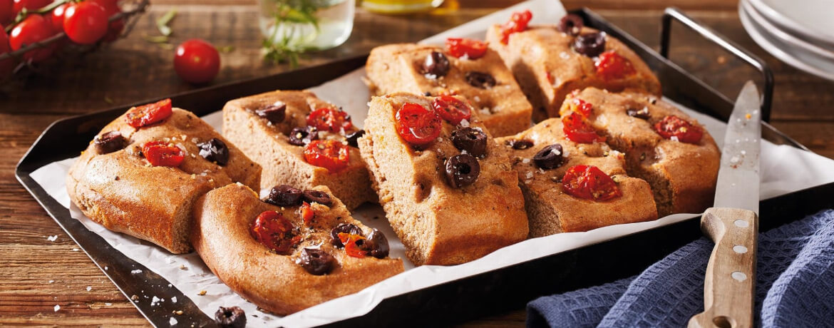 Vollkorn Focaccia - Rezept | LIDL Kochen
