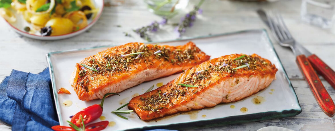Mediterranes Lachsfilet Rezept LIDL Kochen