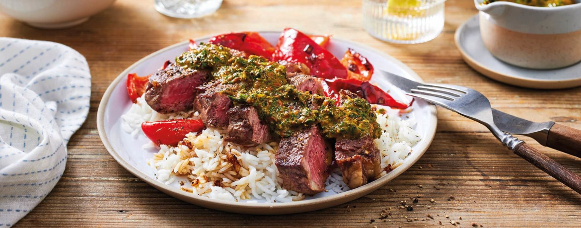 Gebratenes Rumpsteak mit Piri-Piri-Soße für 4 Personen von lidl-kochen.de