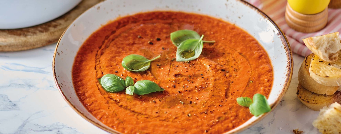 Frische Tomatensuppe mit Basilikum für 4 Personen von lidl-kochen.de