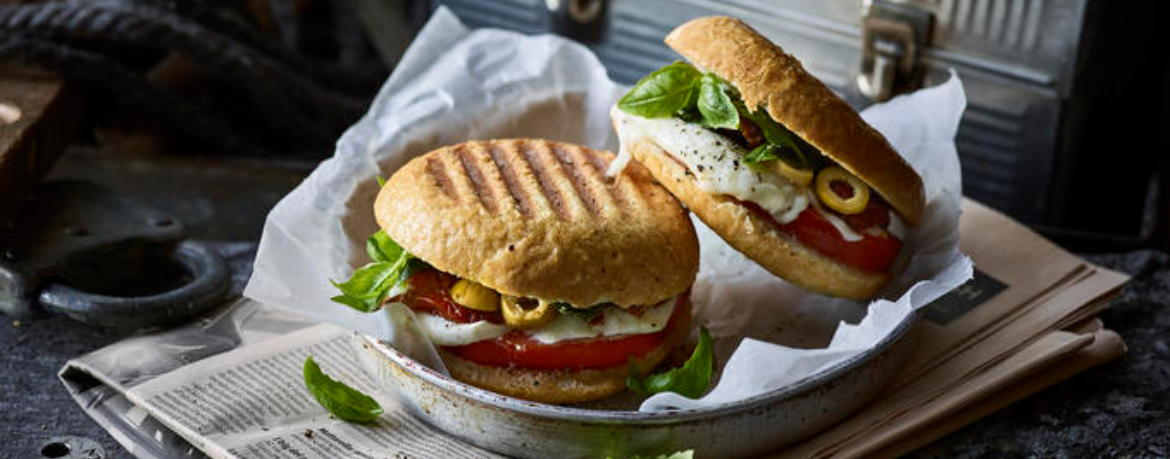 Panini mit Tomate und Mozzarella für 4 Personen von lidl-kochen.de