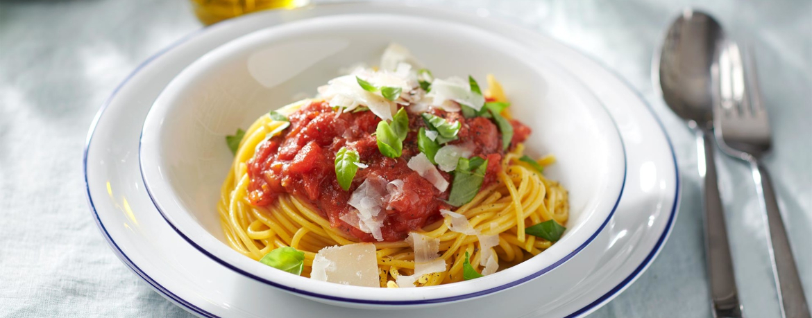 Spaghetti mit Tomatensauce für 4 Personen von lidl-kochen.de