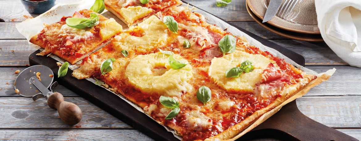 Pizza Hawaii für 4 Personen von lidl-kochen.de