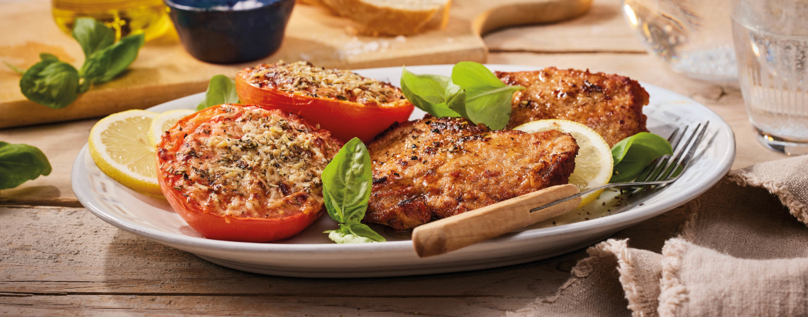 Scaloppine – Kalbsschnitzel mit überbackenen Tomaten für 4 Personen von lidl-kochen.de