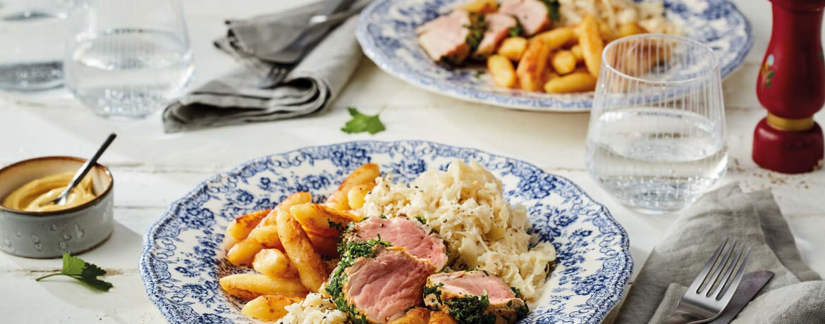 Schweinefilet im Kräuter-Senf - Rezept | LIDL Kochen