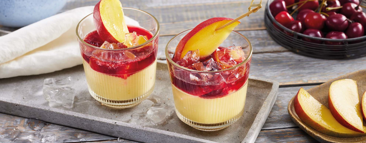 Mango-Kokos-Cocktail mit Kirsche für 4 Personen von lidl-kochen.de