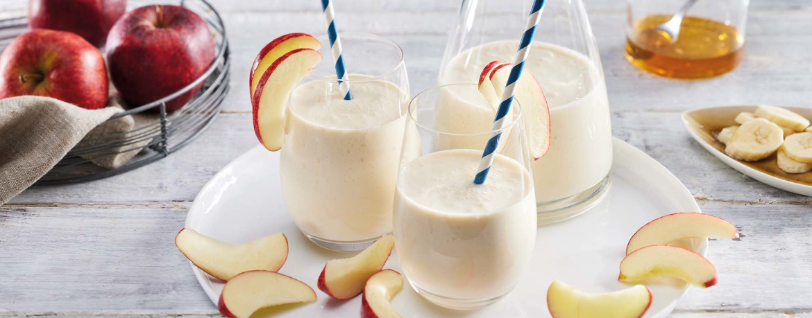 Apfel-Bananen-Shake für 4 Personen von lidl-kochen.de