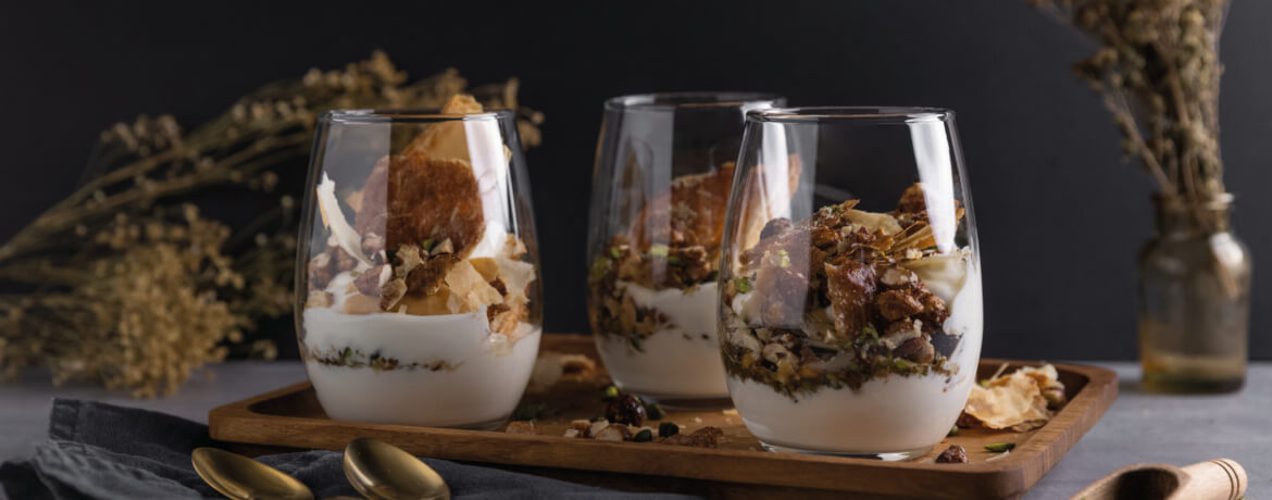 Schichtdessert mit griechischem Sahnejoghurt für 4 Personen von lidl-kochen.de