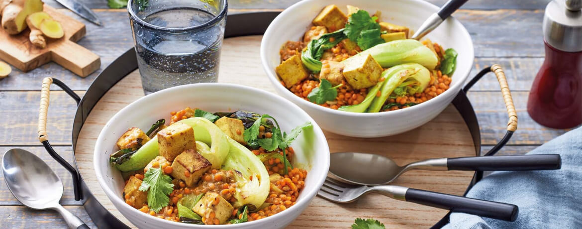 Linsen-Tofu-Curry mit Pak Choi für 4 Personen von lidl-kochen.de