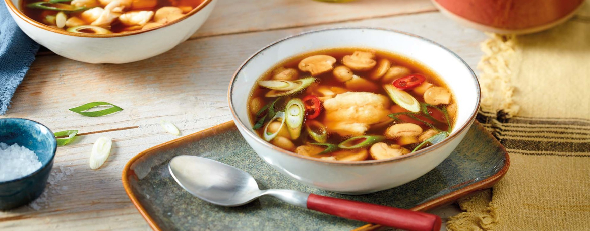Asiatische Fisch-Suppe mit Reis für 4 Personen von lidl-kochen.de