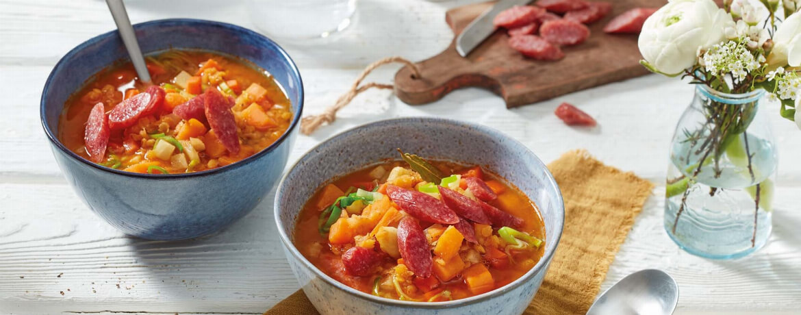 Linsensuppe mit Süßkartoffeln für 4 Personen von lidl-kochen.de
