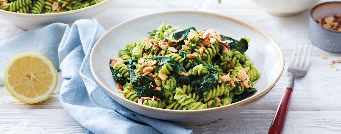 Fusilli in grüner Spinat-Petersilien-Sauce für 4 Personen von lidl-kochen.de