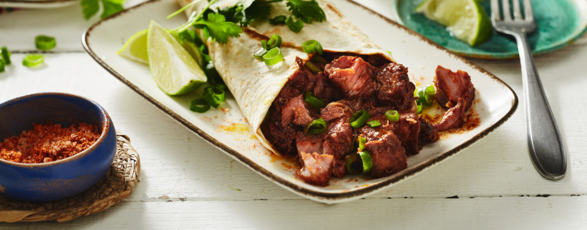 Wraps mit Gulasch in scharfer Mole für 4 Personen von lidl-kochen.de