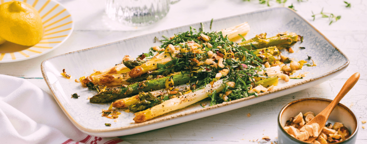 Ofen-Spargel mit Nüssen für 4 Personen von lidl-kochen.de