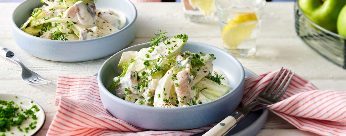 Matjes-Heringssalat mit Äpfeln und Meerrettich-Dressing für 4 Personen von lidl-kochen.de