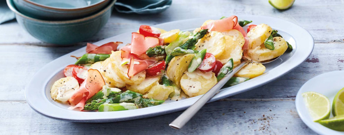 Spargel-Kartoffelsalat mit Limetten-Mayonnaise für 4 Personen von lidl-kochen.de