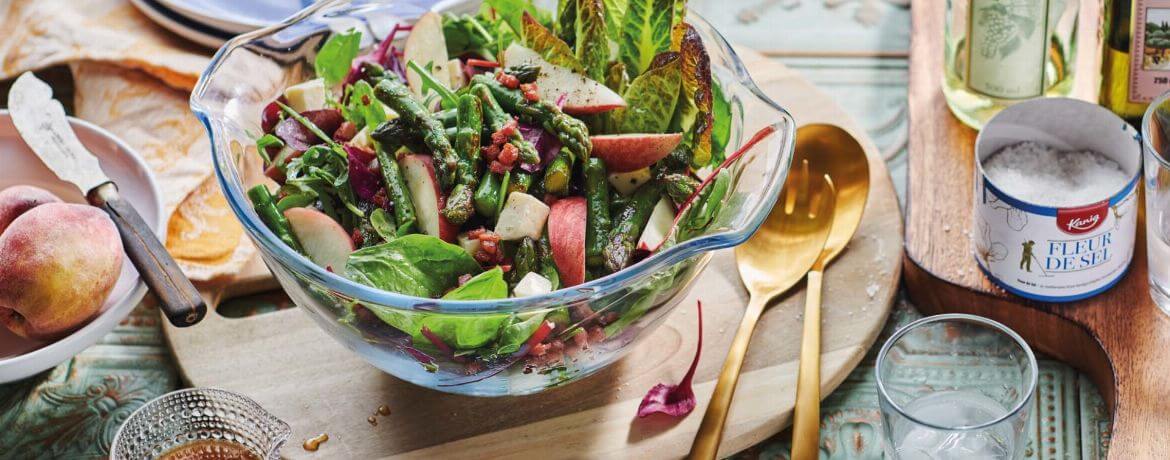 Spargelsalat mit Pfirsichen für 4 Personen von lidl-kochen.de