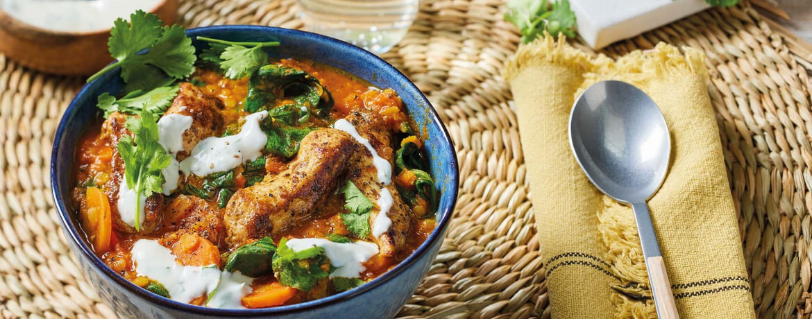 Pute in Joghurt mit Linsen-Dal - Rezept | LIDL Kochen