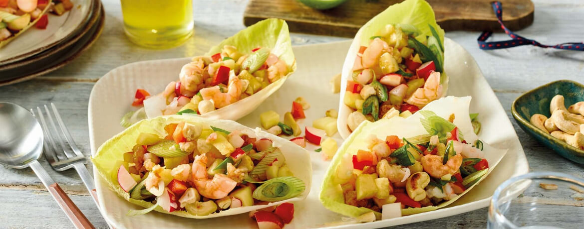Chicorée &amp; Ananas-Garnelen-Salat - Rezept | LIDL Kochen
