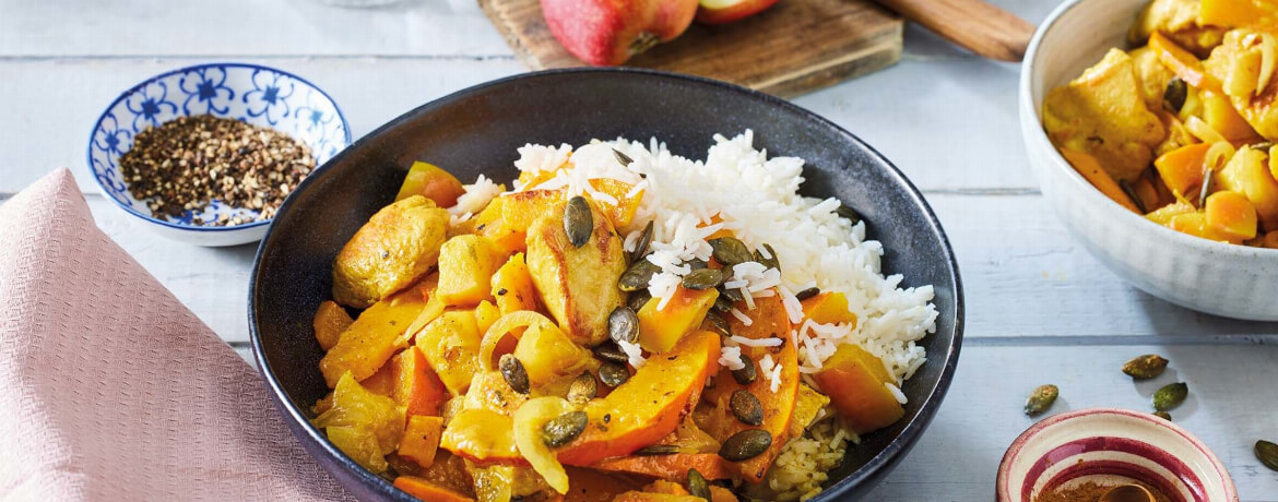 Kürbis-Puten-Topf mit Reis - Rezept | LIDL Kochen