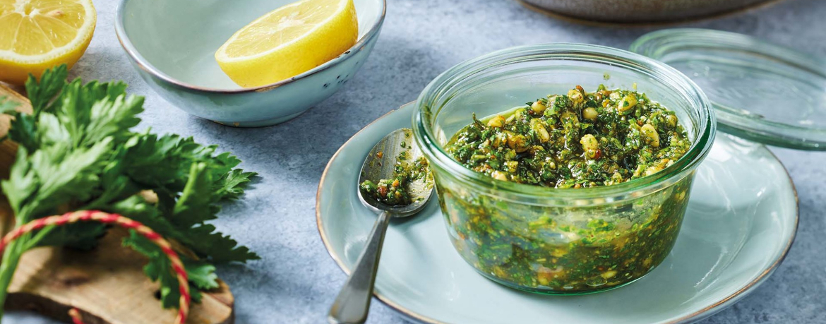 Herbstliches Nuss-Kern-Pesto für 4 Personen von lidl-kochen.de