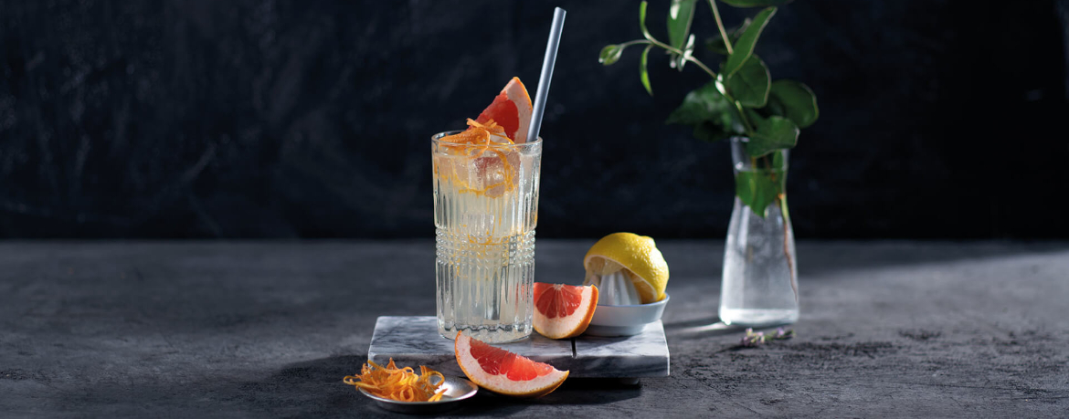 Longdrink mit Grapefruit und Wild Burrow Irish Gin für 4 Personen von lidl-kochen.de