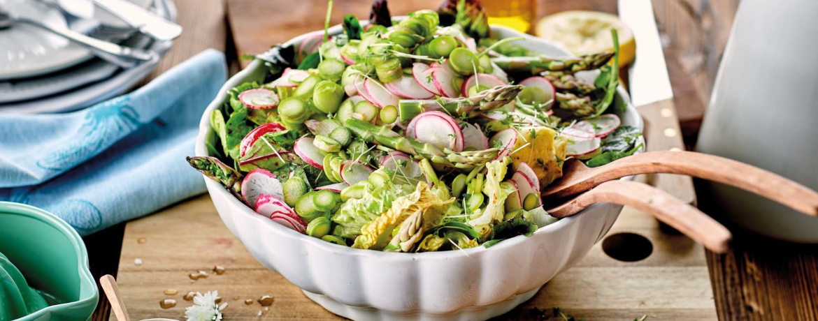 Grüner Salat mit Spargel für 4 Personen von lidl-kochen.de