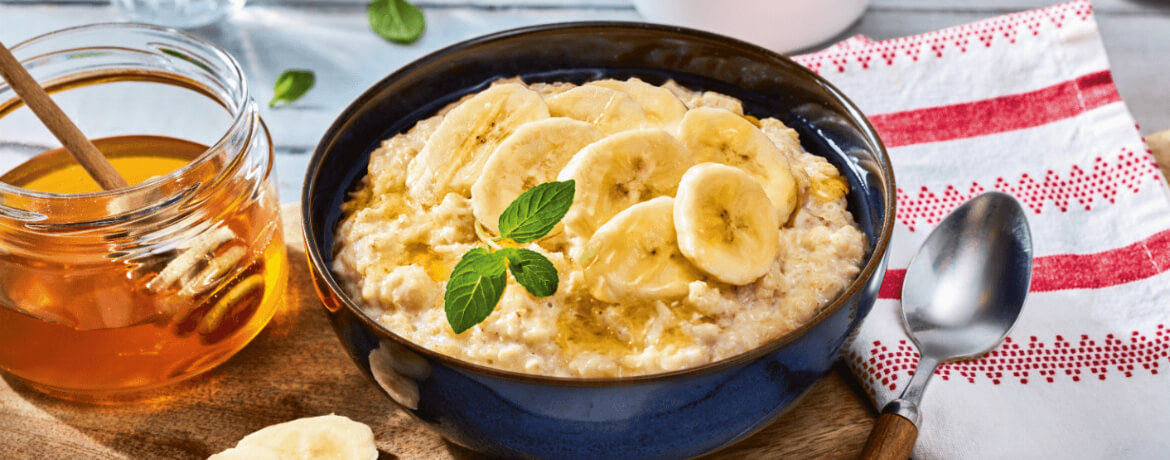 Porridge mit Bananen und Honig für 4 Personen von lidl-kochen.de