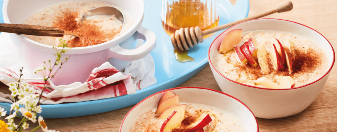Porridge mit Apfel und Zimt für 4 Personen von lidl-kochen.de