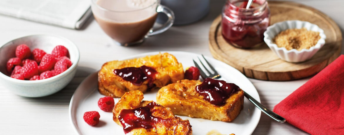 Arme Ritter mit Himbeermarmelade für 4 Personen von lidl-kochen.de