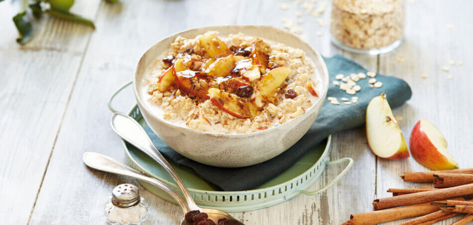 Apfel-Porridge mit Rosinen und Zimt für 4 Personen von lidl-kochen.de