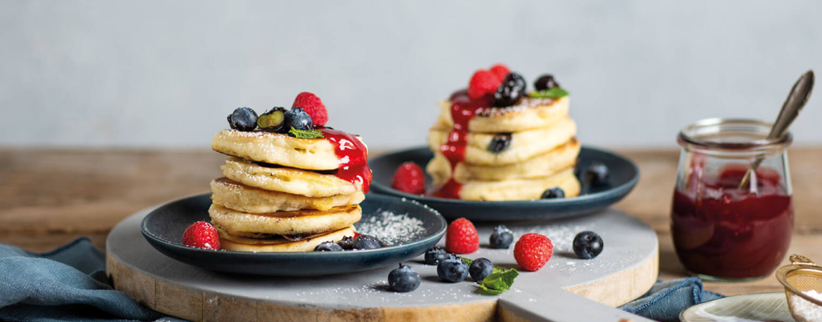 Vegane Pancakes mit Heidelbeeren für 4 Personen von lidl-kochen.de