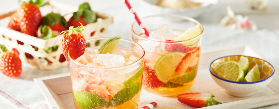 Virgin Erdbeer Caipirinha für 1 Personen von lidl-kochen.de