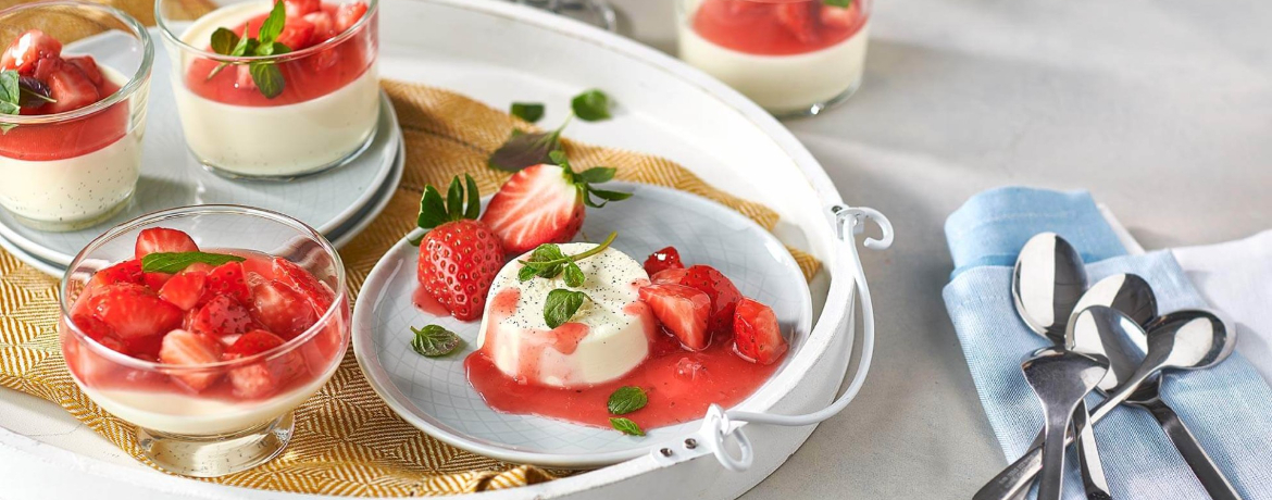 Erdbeer Panna Cotta für 4 Personen von lidl-kochen.de