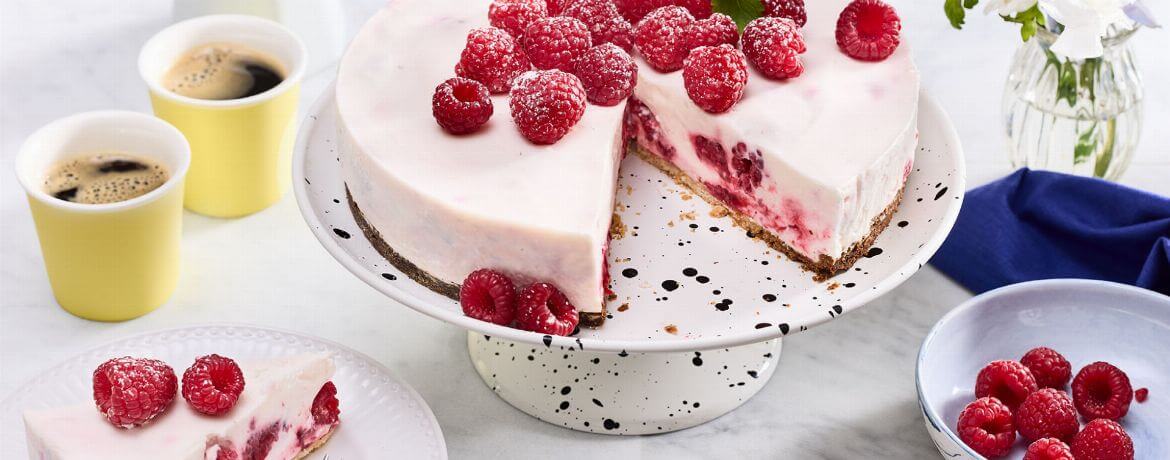 Himbeer-Joghurt-Torte für 16 Personen von lidl-kochen.de