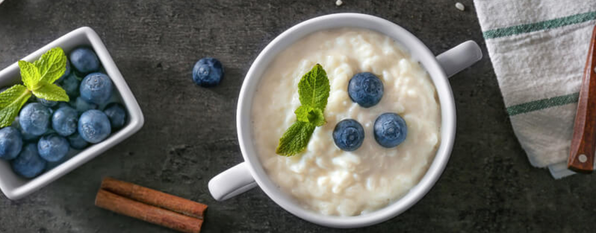 Milchreis mit Blaubeeren für 4 Personen von lidl-kochen.de