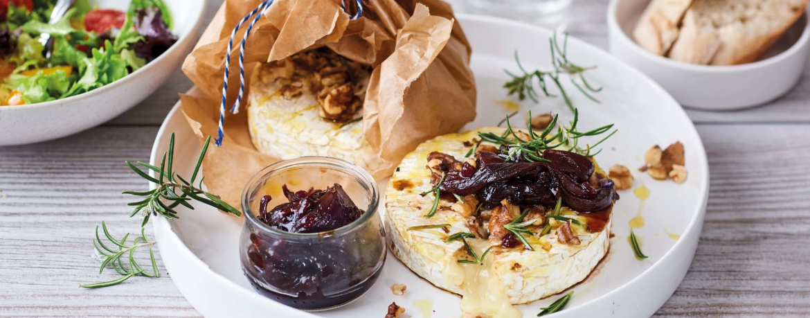 Gegrillter Camembert mit Zwiebelmarmelade für 4 Personen von lidl-kochen.de