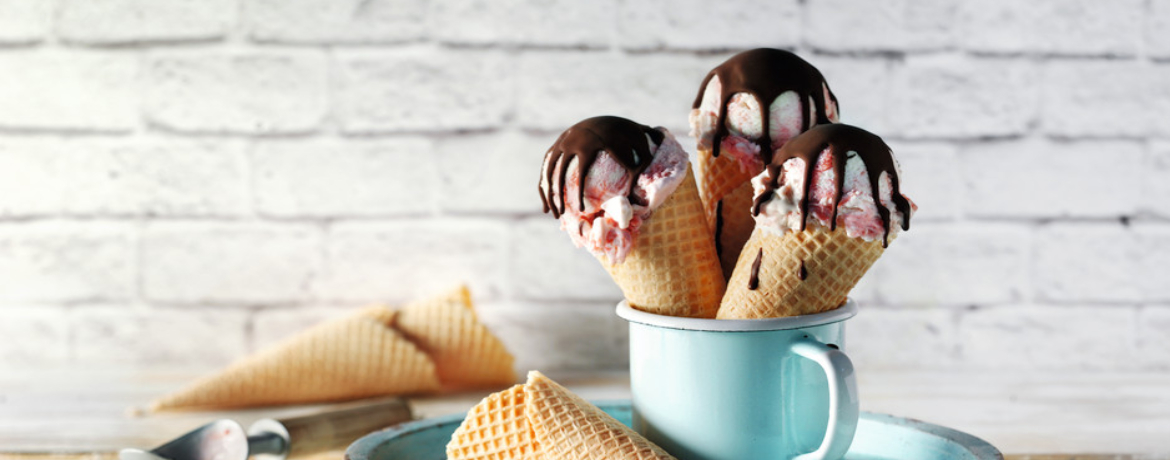 Schokosauce, die auf Eis fest wird für 1 Personen von lidl-kochen.de