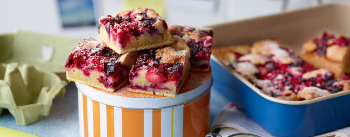 Beerenkuchen vom Blech - Rezept | LIDL Kochen