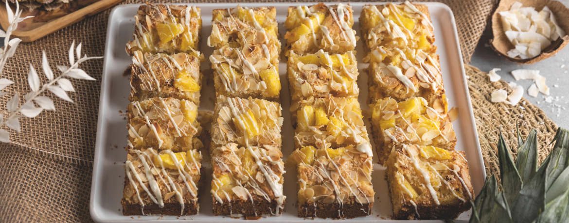 Piña Colada Blondies für 20 Personen von lidl-kochen.de